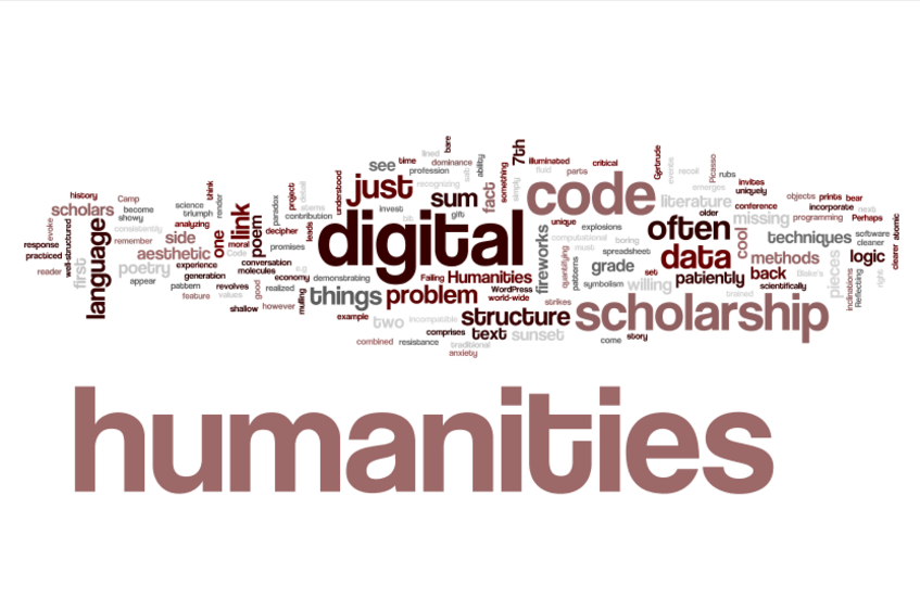 Digital Humanities Word Cloud